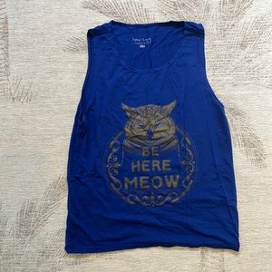 Custom Be Here Meow tank